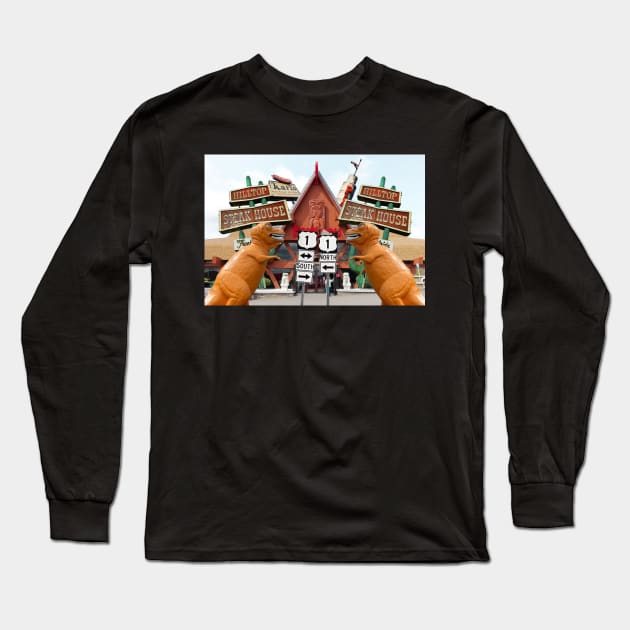 Route 1 Saugus Long Sleeve T-Shirt by LikeMindedDesigns